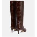 high Boots For Women, With Stiletto Heel And Pointed Toe Design