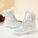 Womens Mid-Calf Boots Waterproof Winter Snow Boots