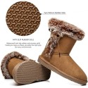 Women'S Classic Mid-Calf Winter Snow Warm Boots