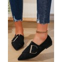 Women'S Black Flat Shoes