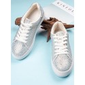 Sparkle Rhinestone Sneakers For Women