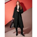 PREMIUM BELTED WOOL-BLEND COAT