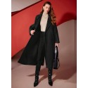 PREMIUM BELTED WOOL-BLEND COAT