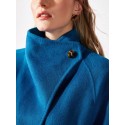 PREMIUM FUNNEL NECK WOOL-BLEND COAT