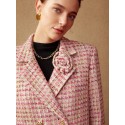 PREMIUM ROSETTE TWEED COAT