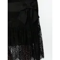 Black Lace & Bow Flapper Dress