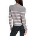  Cashmere Ribbed Stripe Cashmere Sweater
