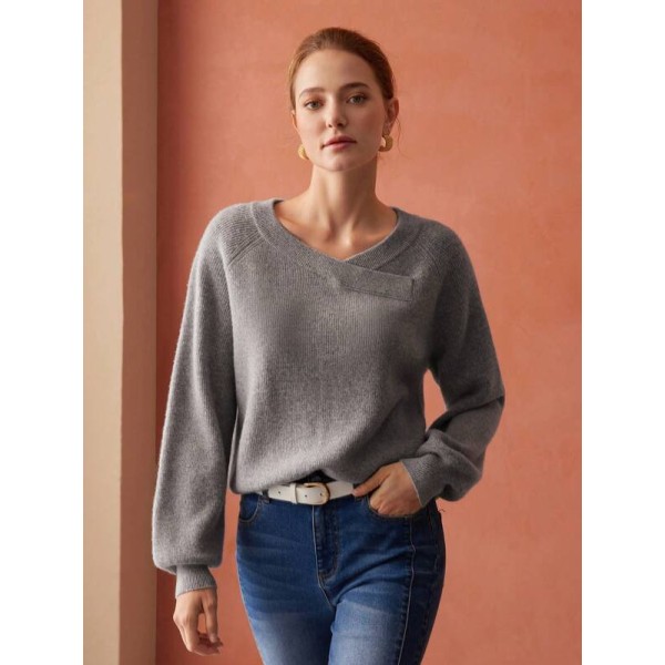 PREMIUM CASHMERE WOOL-BLEND SWEATER