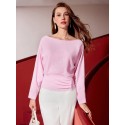 PREMIUM BOAT NECK BATWING SLEEVE SWEATER