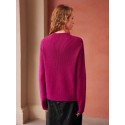 PREMIUM WOOL-BLEND MOCK-NECK KNIT SWEATER