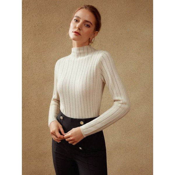 PREMIUM 100% PURE CASHMERE KNIT SWEATER