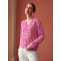 PREMIUM CASHMERE WOOL CABLE KNIT SWEATER