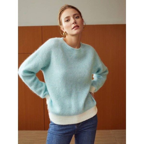 PREMIUM MOHAIR WOOL-BLEND SWEATER