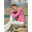 PREMIUM CASHMERE WOOL-BLEND KNIT SWEATER