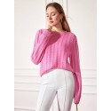 PREMIUM CASHMERE WOOL-BLEND KNIT SWEATER